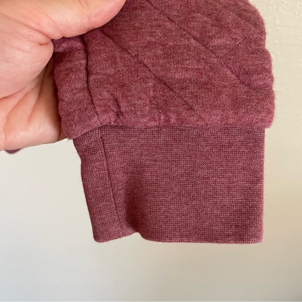 Patagonia Organic Cotton Quilted Crewneck Sweatshirt Kiln Pink Size XS - Picture 4 of 8